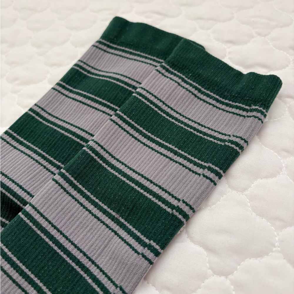 Green and Grey Knee-high Compression Socks